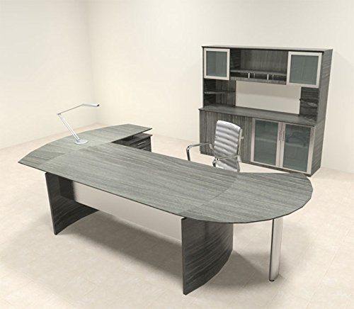 5pc Modern Contemporary L Shape Executive Office Desk Set MT-MED-O16