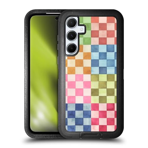 Coque Samsung Galaxy A55 5G Antichoc Ultra-Blindé Ninola Carrés Colorés 2025
