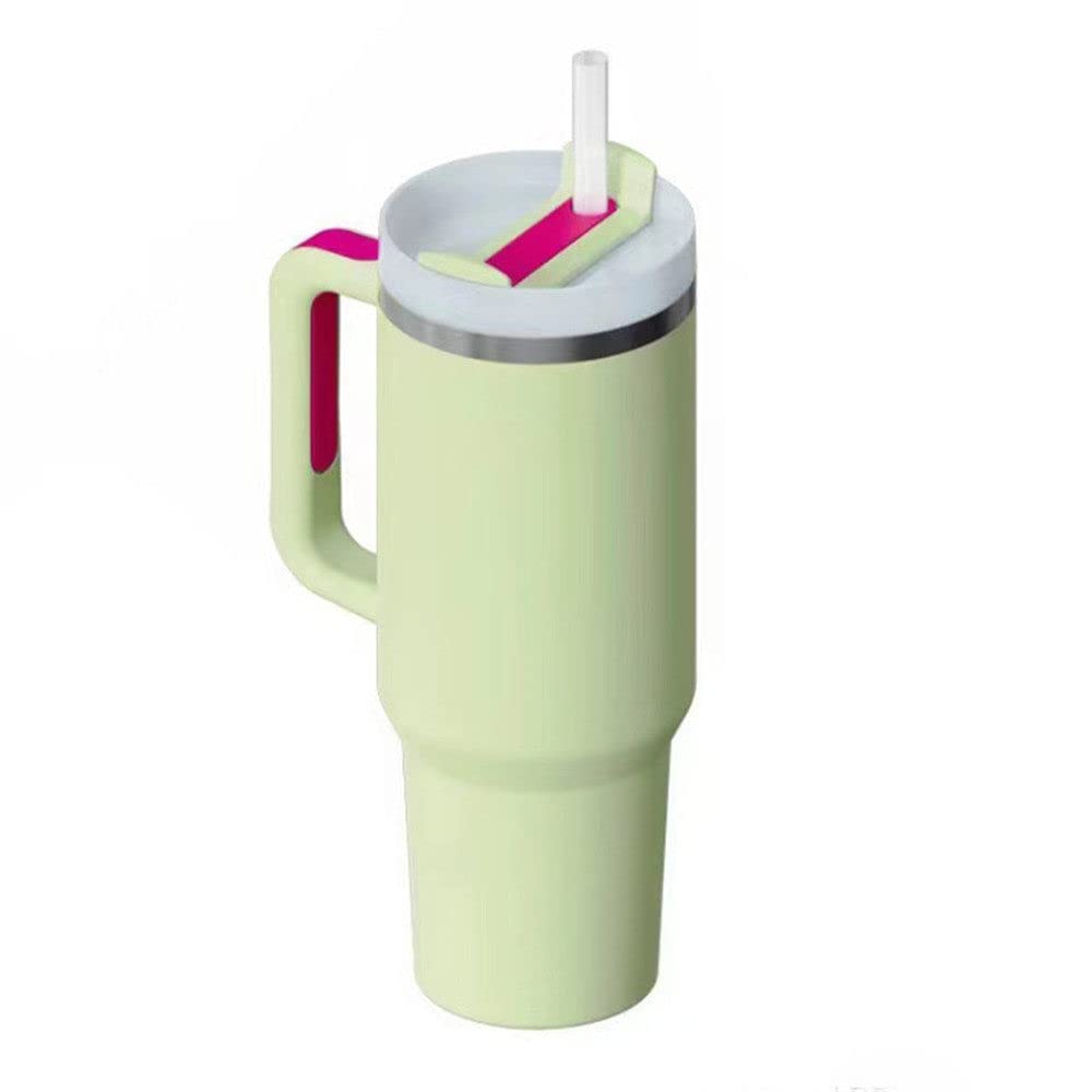 1200ml Tumbler with Handle Stainless Steel Water Bottle Straw Vacuum Thermos Cup Large Capacity Travel Car Coffee Mug