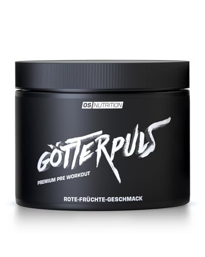 OS NUTRITION Götterpuls Premium Pre Workout Booster Rote Früchte 308g