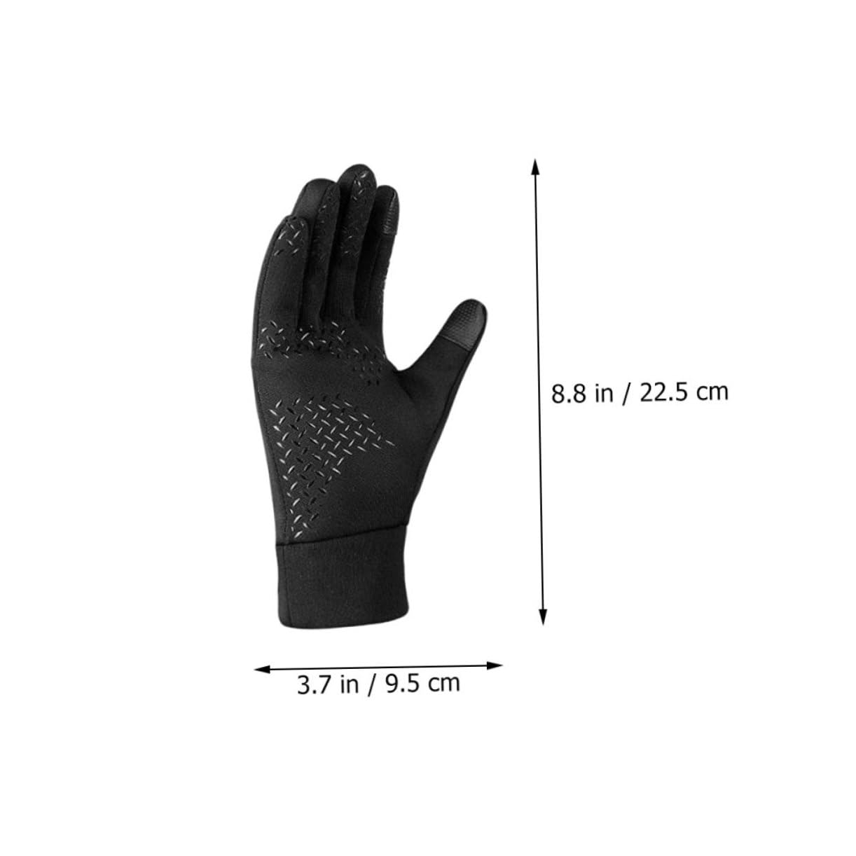 BESPORTBLE 1Pair Windproof Winter Gloves for Outdoor Activities Cold Resistant Touchscreen Riding Gloves for Cycling Jogging Fishing and Hiking Stylish and Comfortable Design