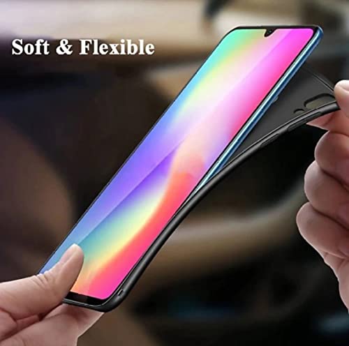 Image of Mobile Back Cover Case for Samsung M20 (Silicone Case|CameraProtection|Black SC1510)