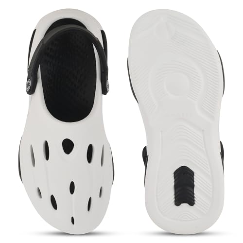 Image of BEONZA Men Premium Padded Super Soft Classic Casual Clogs /Sandal with Adjustable Back Strap for Adults | Comfortable & Light Weight | Stylish & Anti-Skid | Waterproof & Daily Mules for Gents /Boys