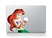 Mermaid Cartoon Character Decal Sticker for MacBook Laptop Air Pro Retina 13 13.3 Inch Cool