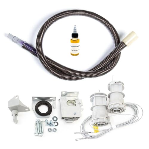 Wayne Dalton Torquemaster Spring - Complete Plus Upgrade - Includes All Parts and Springs / 8 ft high (76 - 85) / 50-59lbs - Single Spring (RH)