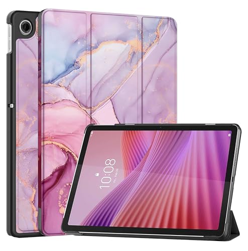 Image of ProElite Cover for Lenovo Tab 10.1 inch 2025 Case Cover, Sleek Smart Flip Case Cover for Lenovo Tab 10.1 inch 2025 Tablet (Support Auto Sleep Wake), Marble Pink
