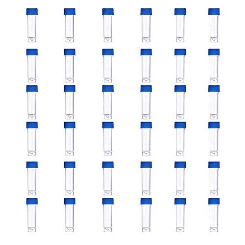 Ixgnij 536 36Pcs Cryo Tubes 5Ml, Plastic Small Vials With Screw Caps Sample Tubes,Pp Material ,With Silica Gel Gasket,Free From Dnase thumb #5