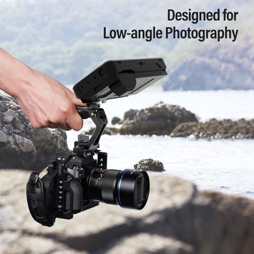 Image of SIRUI Top Handle with Quick Release NATO Clamp Mount, Lightweight Handle Grip with Cold Shoes with Safety Pins for Camera Cage, NATO Rail Included, SC-TH