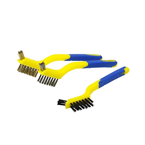 Image of Kinzo 871125222819 Wire Brush (Pack of 3)