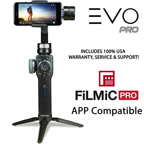 EVO PRO Smartphone Camera Stabilizer with Focus Pull & Zoom - Compatible