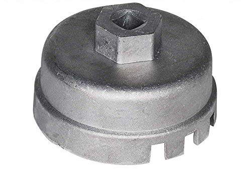 HIFROM Replace 14 Flutes 64.5mm Oil Filter Socket Housing Tool Remover Cup Wrench Compatible with Lexus Highlander RAV4