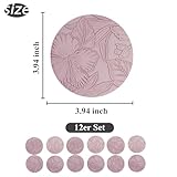 Zoom IMG-2 czzmy 12 pezzi sottobicchieri rotondi Zoom IMG-2 czzmy 12 pezzi sottobicchieri rotondi