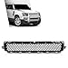 G-PLUS Front Bumper Lower Grille Compatible with Land Rover Defender 90 110 130 2020-2024 Glossy Black Grill LR133561, LR129440, L8B217H750BA
