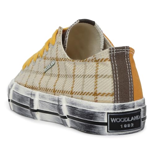 Image of Woodland Women Yellow /Olive Sneakers