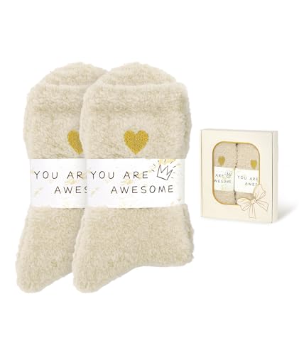 Image of Azue Fuzzy Warm Slipper Socks Women Super Soft Microfiber Cozy Sleeping Socks 6 or 5 Pairs