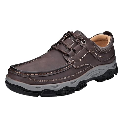 Mocasines clásicos de cuero para hombre: zapatos versátiles para el día a día y vacaciones