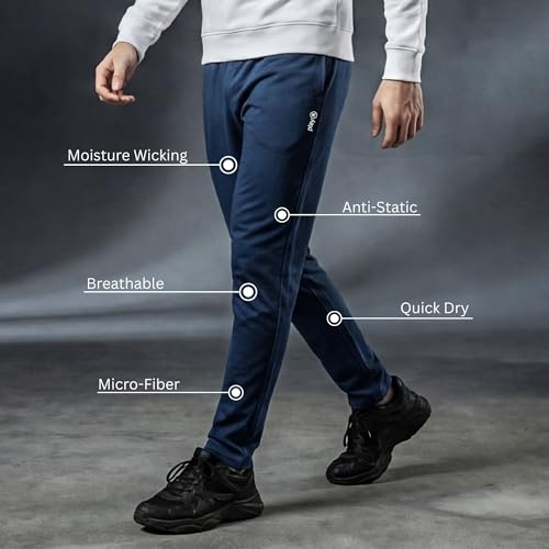 Image of playR Men Adult Running Astor Jogger - Activewear-FLEXVENT, Lightweight, Breathable Sportswear Jogger for Gym, Running, Fitness, Training, Workout, Casual Athleisure Wear - All Season