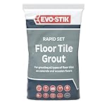 EVO-STIK Floor Tile Grout, Fast Setting Grey - 5kg - For Wood and Concrete Floors - Waterproof - For Interior and Exterior Use