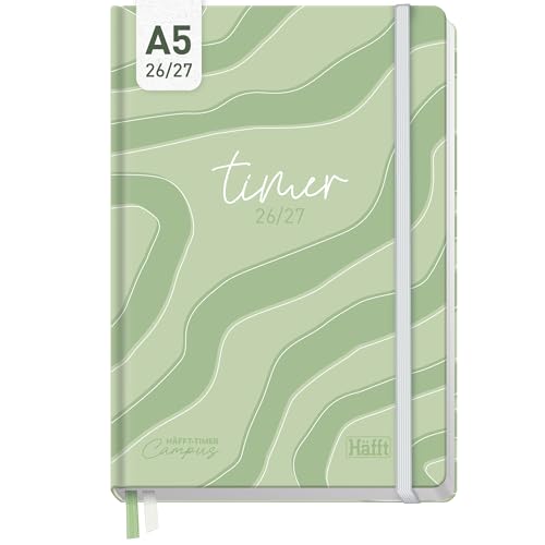 Häfft-Timer Campus Studienplaner 2026 2027 A5 Matcha Latte