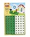 Plus-Plus Konstruktionsspielzeug, Big Steckplatte, grün/weiß, 2 Teile, 9603287