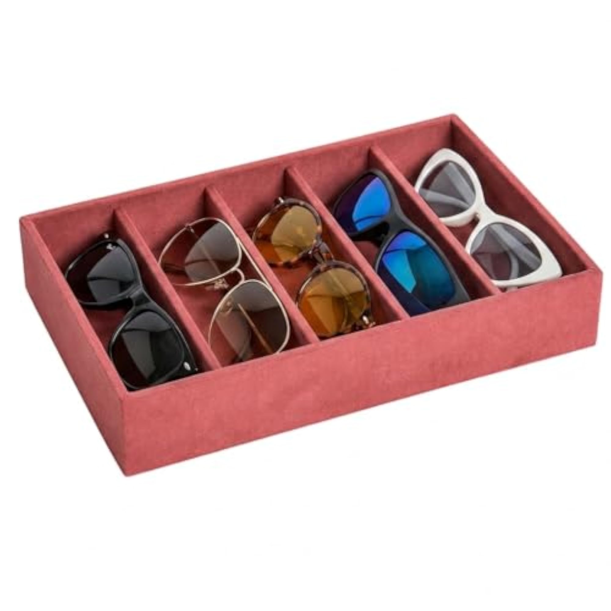 5 Slot Sunglasses Organizer Tray for Drawer