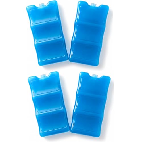 Healthy Packers Ice Packs for Coolers | Can Coolers | Breastmilk Cooler Ice Pack | Long-Lasting Reusable Ice Packs - 6 Can (Pack of 4)