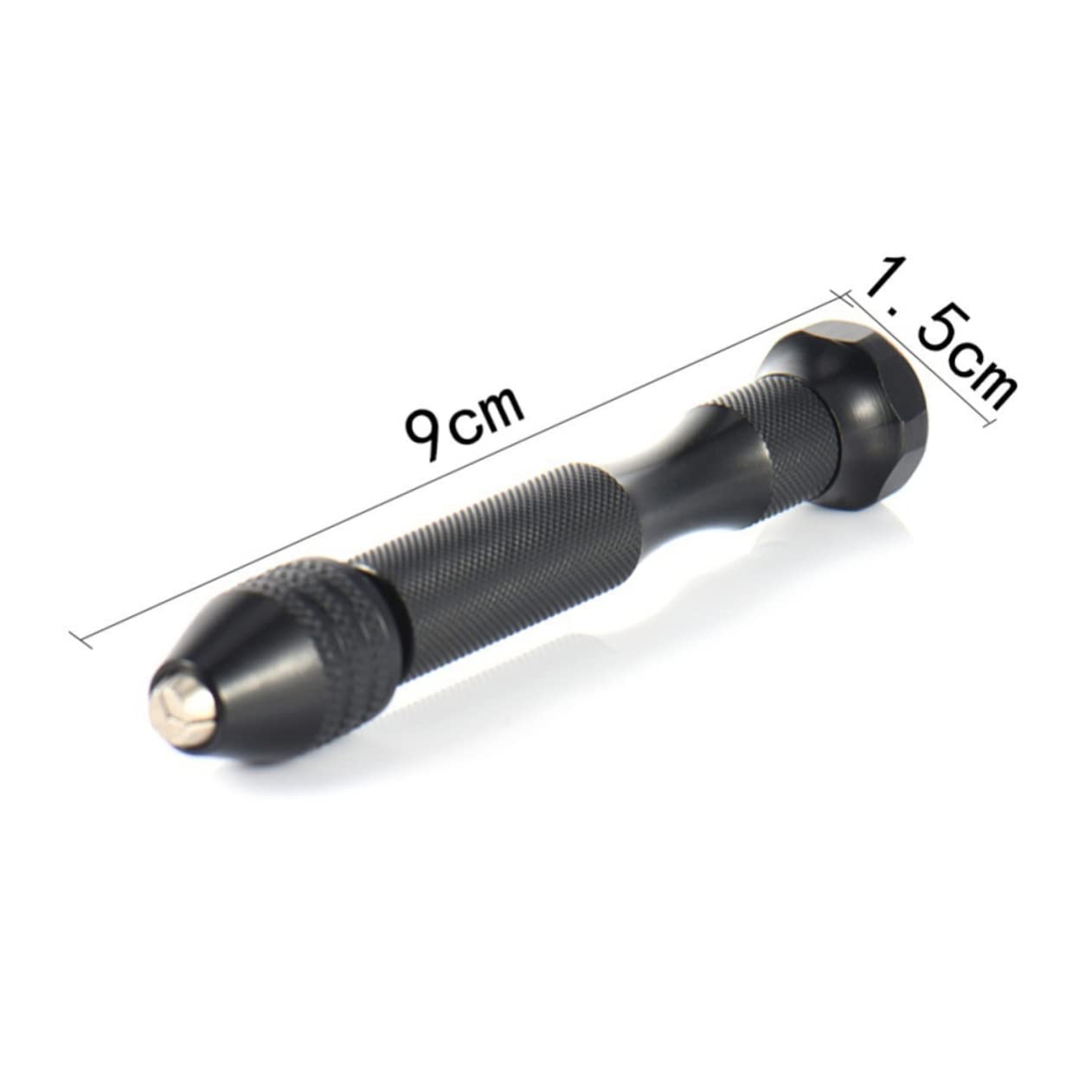 Mikikit Rotary Tool Kit 26 Pcs Hand Drill Set Jewelry Drilling Tool 0.5-3.0mm Micro Drill Bit Set Vise Hand Drill for Watch Repair