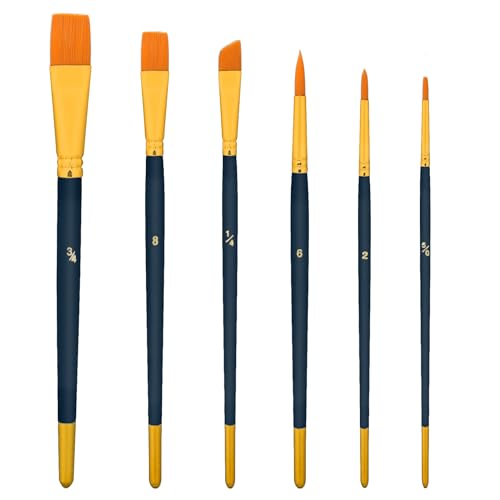 Hariendny Cake Painting Brushes Set 6 Pcs Cake Decorating Brushes ...
