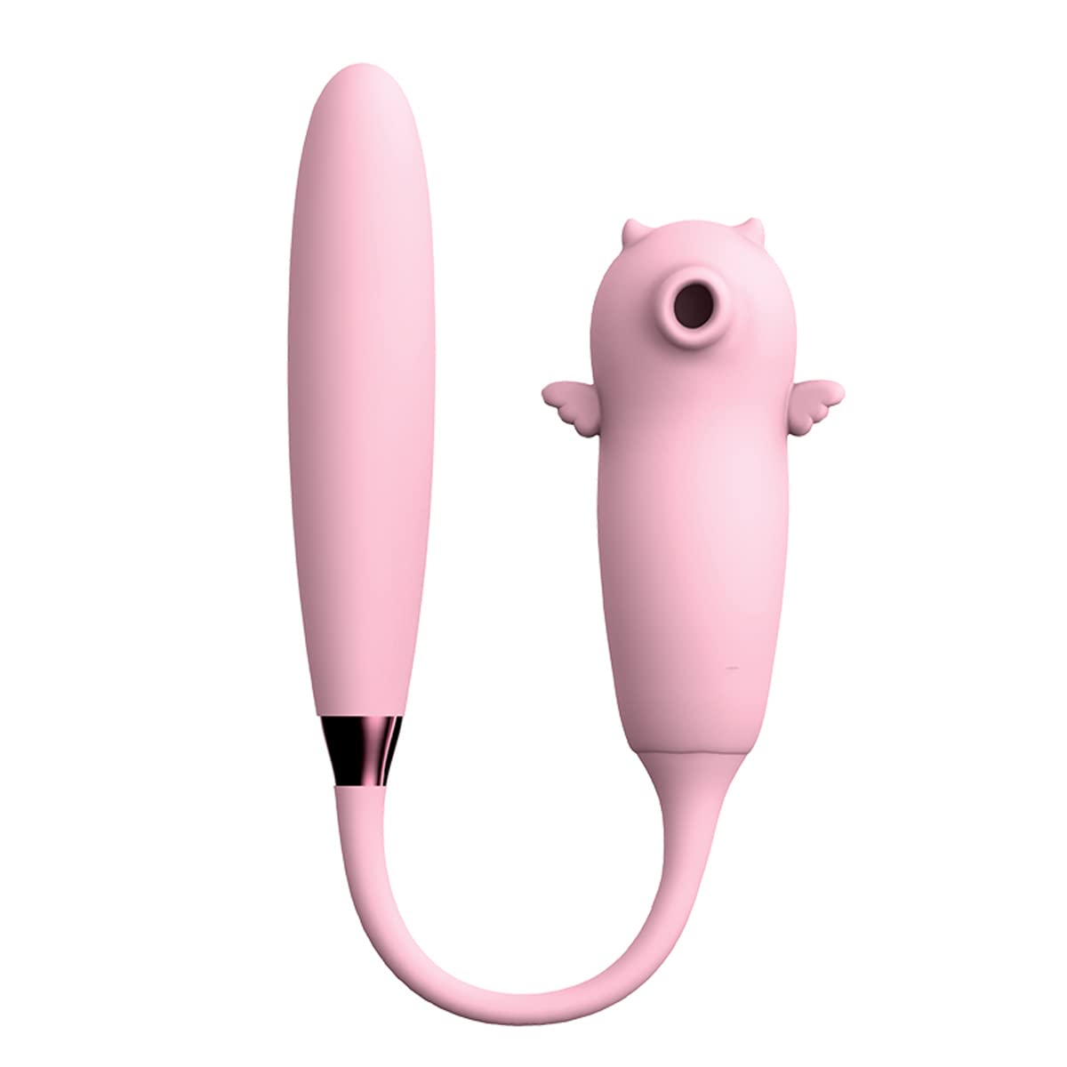 Vibratori Giocattoli per Donna, Vibratore Sessuale Spinta Capezzolo Stimolatore Clitorideo Giocattoli, Riscaldamento Intelligente 9 Frequenza Succhiamento e 6 Velocità Modalità Pink