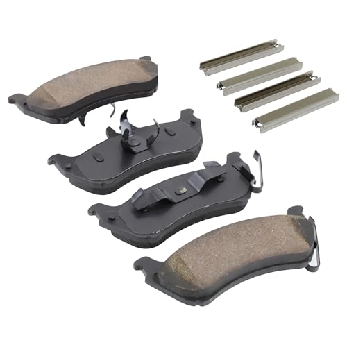 Image of QUALITY-BUILT Rear Ceramic Brake Pads, Premium 1001-0875C, Compatible with 1998-2005 Mercedes-Benz (ML320,ML350,ML430)
