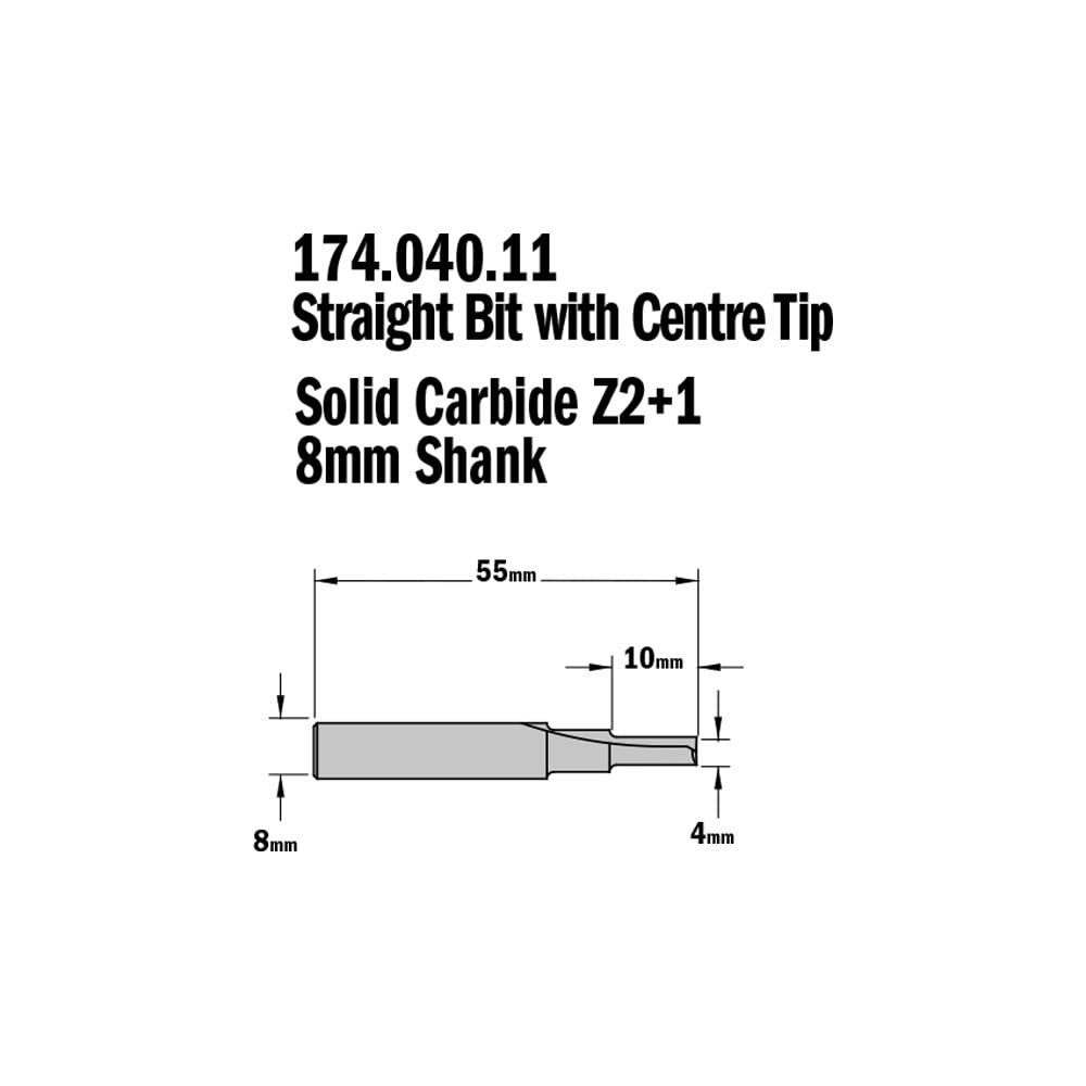 CMT ORANGE TOOLS Nutfräser VHM – 174.101.11, Z2+ Produktbild-Vorschau 4