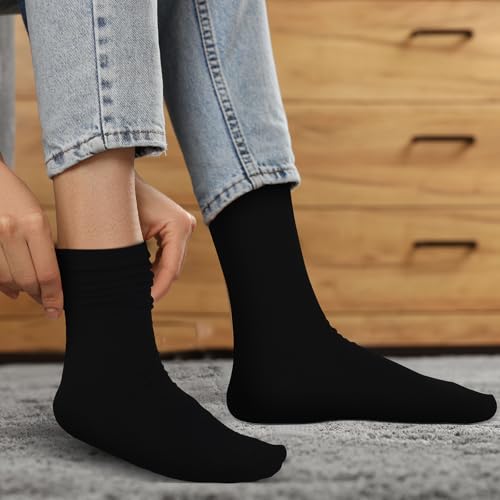 Image of 4 Pairs Silk Liner Socks Ultra-lightweight Hiking Liners Calf Sweat Absorption Socks for Adult