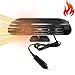 Portable 12V/24V Car Heater 17x9.5x7.5cm, ABS Dashboard Air Heater with Defog, Defrost, and Heating Function, for Truck, RV, Sedan, Indoor Winter Use