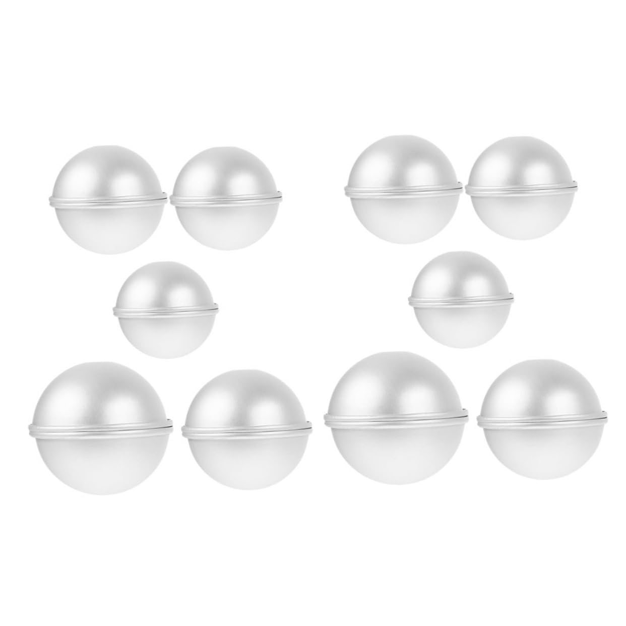 2 Set Stampo Per Dolci Multi Forma Palla Per Creazioni Artigianali Facile Da E Riutilizzabile O Pasticcerie 5 Paia*2