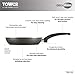 Tower Cerastone Forged Aluminium Frying Pan with Easy Clean Non-Stick Ceramic Coating, 32 cm, Graphite