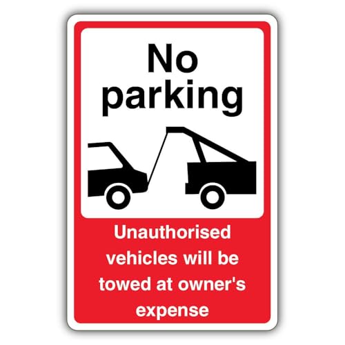 Panneau de sécurité pour parking privé V Safety interdisant le stationnement
