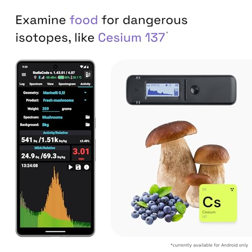 Radiacode Neхт Generation Geiger Counter Nuclear Radiation Detector And Personal Dosimeter Radiacode 103 With Scintillation Crystal For Isotopes Identification Fully Free App With Lifetime Update thumb #3