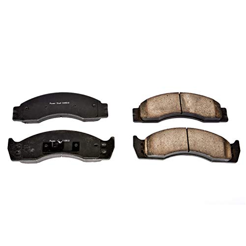 Image of PowerStop Front Brake Pads for Ford E-450 Econoline Super Duty 2001-02 |Econoline Super Duty 1996-99 |F-53 Motorhome Chassis 1988-97 - Z16 Ceramic Brake Pads Replacement, 16-411