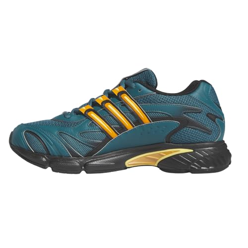 adidas Mens Temper Run 2 Lace Up Sneakers Shoes Casual - Green, Orange3