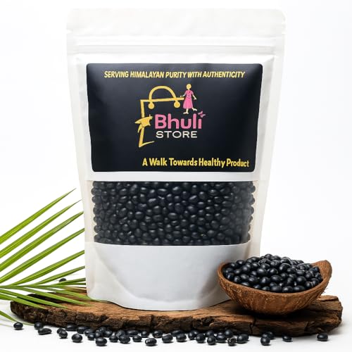 Image of Bhuli Store Bhatt Dal 500g | Black Soyabean | Pahadi Bhat Ki Dal from Foothills of Uttarakhand - High Protein & 100% Natural