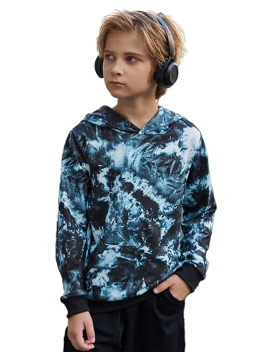 Arshiner Unisex Kids Soft Pullover Hooded Sweatshirt with Pocket Basic Hoodies Sportswear Age 4-13 Years