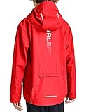 BALEAF Boys' Waterproof Rain Jacket Kids Youth Lightweight Windbreakers Girl Cycling Raincoat Outdoor Hooded Tomato Red XL