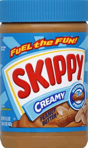Image of SKIPPY Peanut Butter Creamy, 462G - 1 Pounds (Pack of 3)