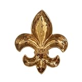 Pampa Bay Fleur-De-Lis Snack Bowl, 8.75" x 7.25" x 1.75"