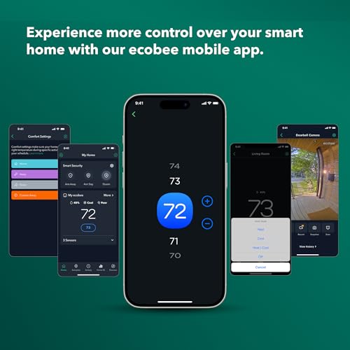 Smart WiFi Thermostat with Remote Sensors