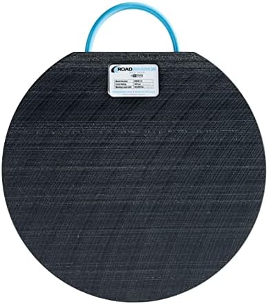 RoadWarrior Heavy Duty RV Jack Pad - Lightweight, Stackable, Waterproof, Unbreakable Outrigger Pad with Ergonomic TuffGrip Handle (One Pad,18"X1.5")