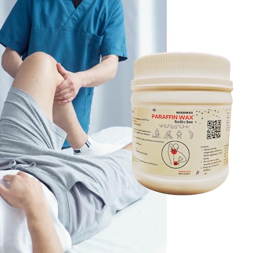 Image of Paraffin Wax for Physiotherapy - 400 Grams | Ideal for Therapeutic Treatments, Pain Relief, and Heat Therapy | Soothing Wax for Hands, Feet, and Joints.