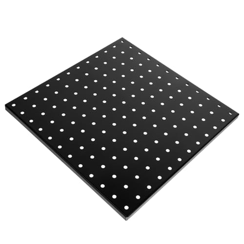 Ciieeo 1 Set Wall Mount Metal Pegboard Panel Sturdy Display Organizer for Tools Accessories Versatile Storage for Garage Kitchen and Workshop Use