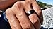 CORE CARBON RINGS - Men's or Women's Ring Band - Full Carbon Fiber Legacy Ring, Matte Finish, Black Band, Durable, Scratch Resistant, Waterproof, Handcrafted in the USA, Custom Band Widths