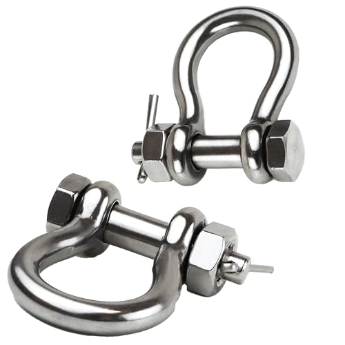 Laorde Boat Anchor Shackle 1/4 Inch 5/16 Inch 3/8 Inch 1/2 Inch thumb #2